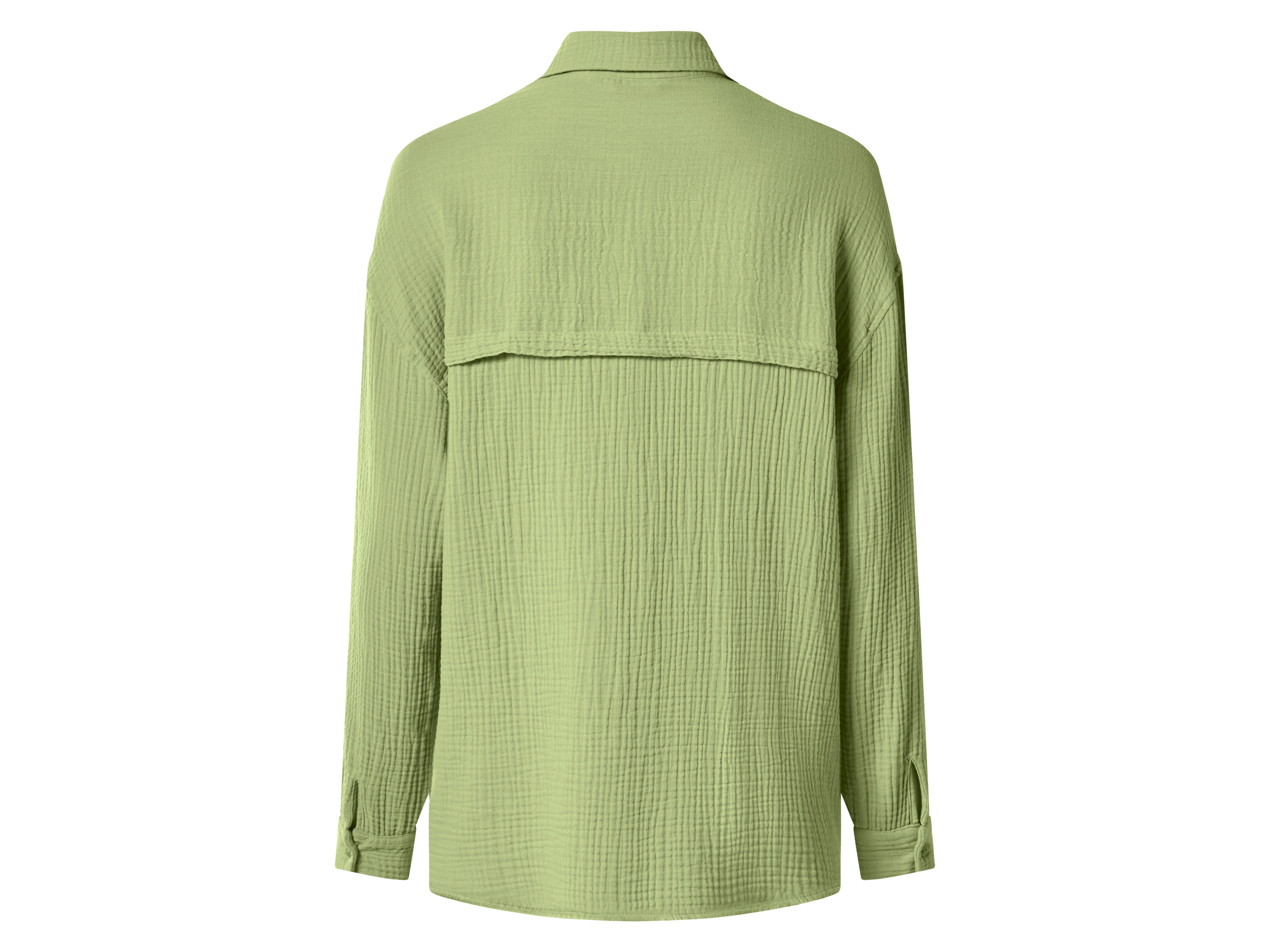 ESMARA® Damen Musselin-Bluse (Grün, XS(32/34)) – Bild 3 von 4