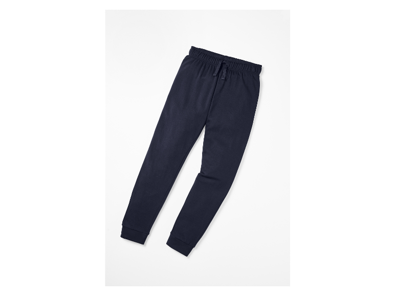 Dunkelblaue Kinderjogginghose.