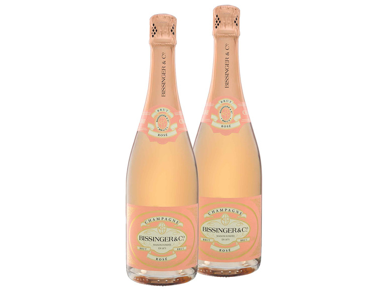 2er Weinpaket BISSINGER Rosé brut, Champagner