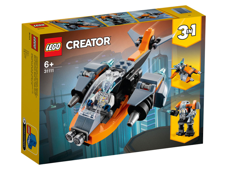 Gehe zu Vollbildansicht: LEGO® Creator 31111 »Cyber-Drohne« - Bild 1