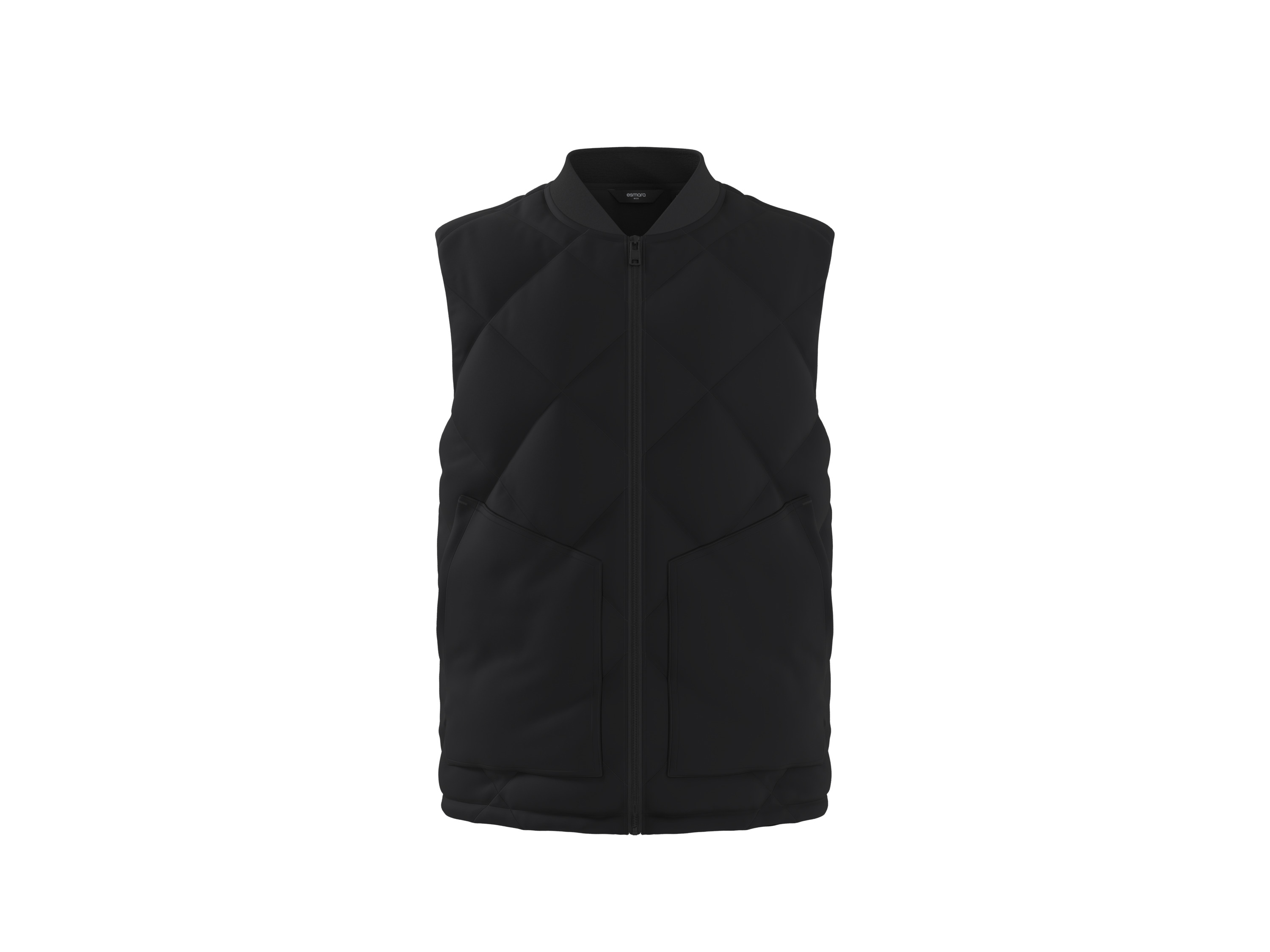 ESMARA MEN Herren Lightweight-Weste (Schwarz, XXL (60/62))""