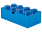 Blaue LEGO Aufbewahrungsbox mit Schublade.