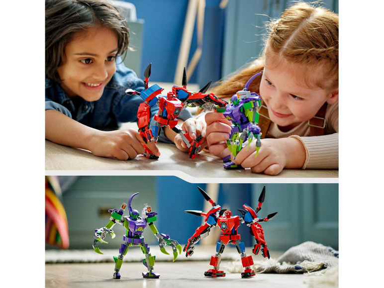 Gehe zu Vollbildansicht: LEGO® Marvel Super Heroes 76219 »Spider-Mans und Green Goblins Mech-Duell« - Bild 2