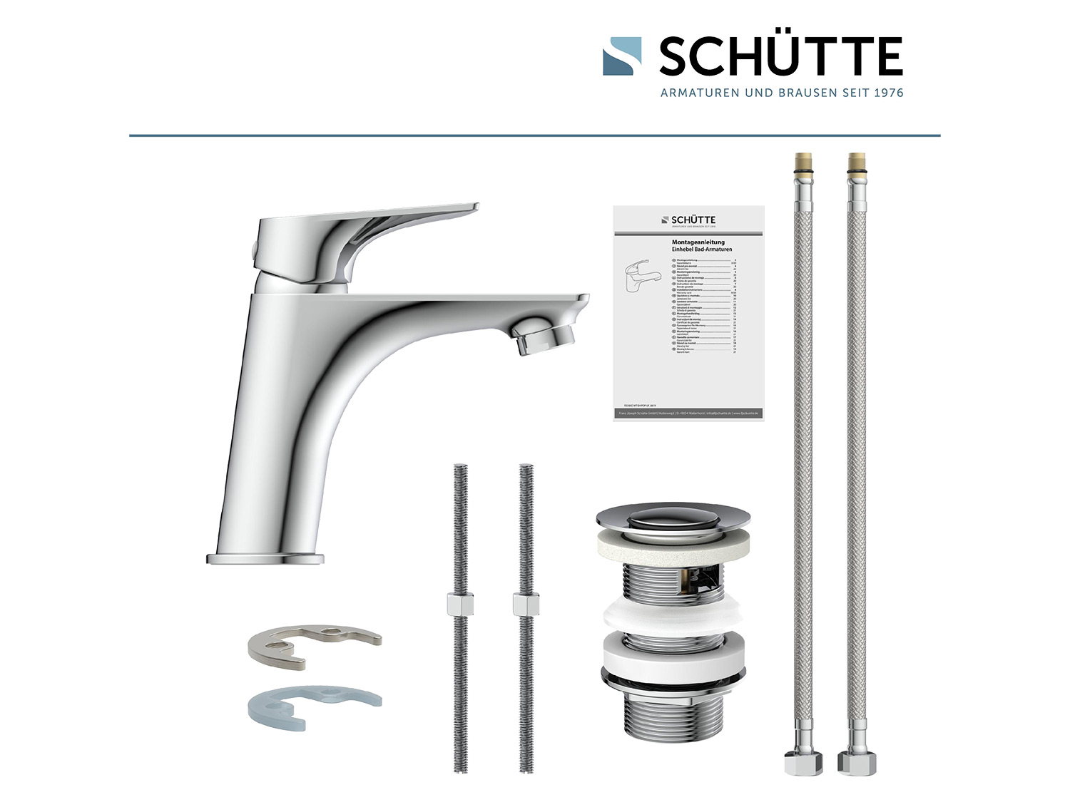 Thumbnail - Schütte Waschtischarmatur BOSTON (Chrom)