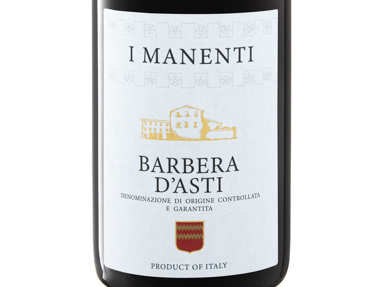 I Manenti Barbera trocken, DOCG Piemont Rotwein D´Asti 2021