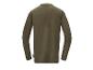 Olivgrünes Langarm-T-Shirt für Herren