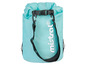 Eine türkisfarbene wasserdichte Mistral-Tasche.