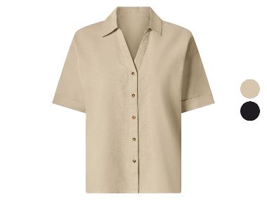 ESMARA® Damen Bluse mit Leinen