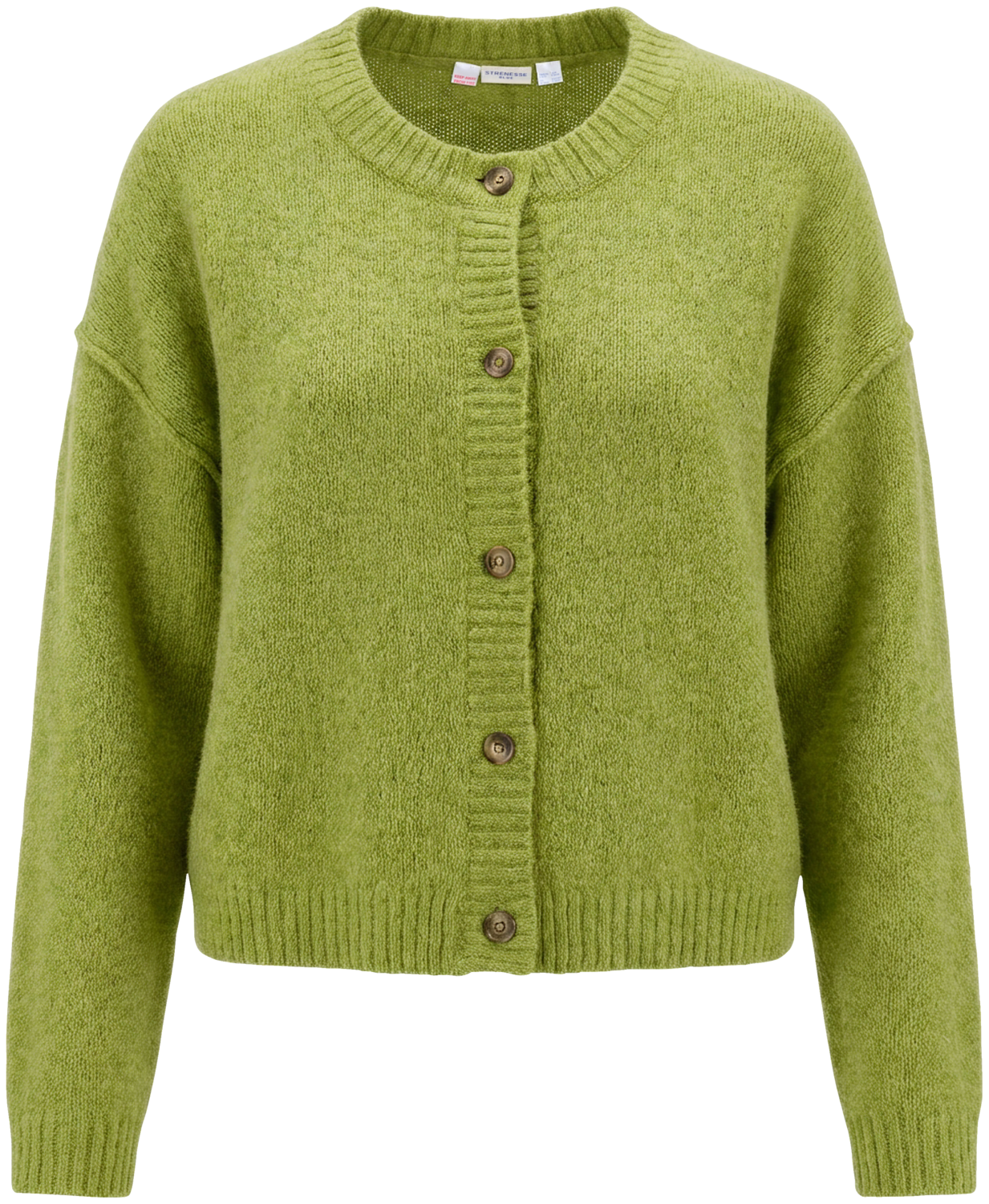 STRENESSE BLUE Damen Feinstrickcardigan (Grün, L)