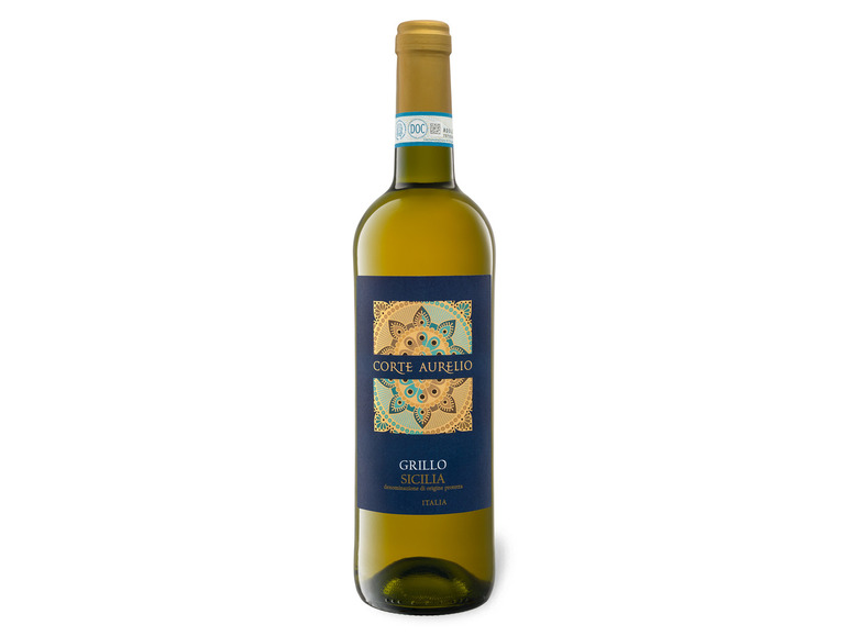 Gehe zu Vollbildansicht: Grillo Sicilia DOP trocken, Weißwein 2022 - Bild 1