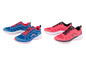 Blaue und rosa Laufschuhe der Marke 'SportFit'.