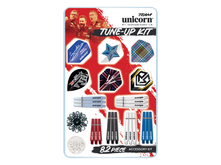 Gehe zu Vollbildansicht: Unicorn Dart-Set »Tune-Up Kit«, 82-teilig - Bild 1