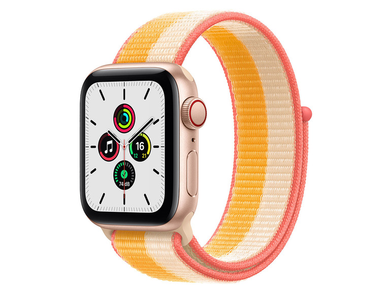 Gehe zu Vollbildansicht: Apple Watch SE GPS + Cellular intelligente Uhr mit Sportband - 32 GB - Wi-Fi, Bluetooth - 4G - Bild 57