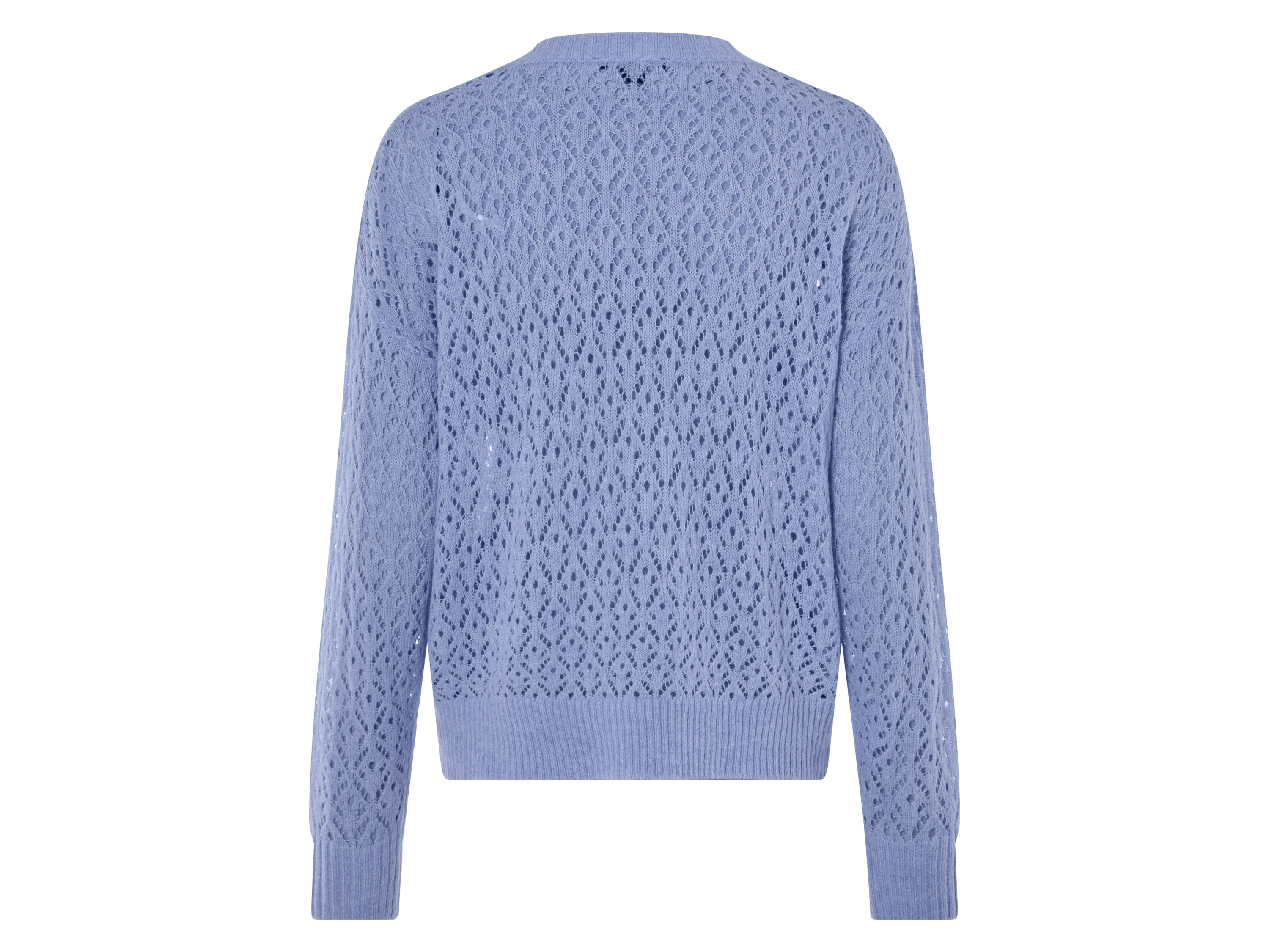 Thumbnail - esmara® Damen Pullover Lochstrick (Lila, XS (32/34))