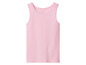 Ein rosa ärmelloses Tanktop.