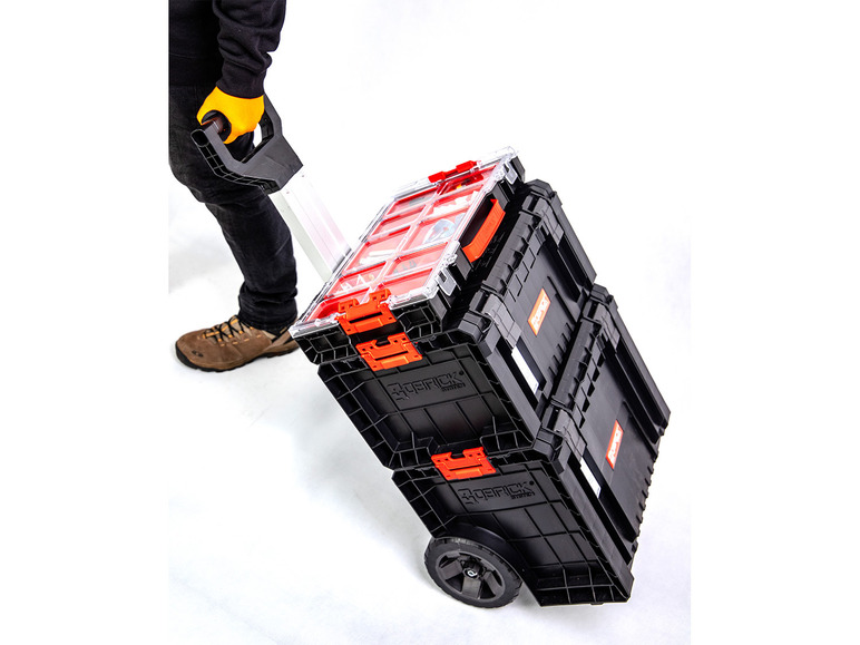 Gehe zu Vollbildansicht: Qbrick System Werkzeugwagen-Set »PRO Organizer 100 + PRO Toolbox + PRO Cart« - Bild 2