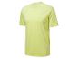 Hellgrünes T-Shirt mit kurzen Ärmeln, sportlicher Stil.