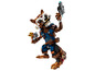 Lego Figur von Rocket Raccoon aus Guardians of the Galaxy.
