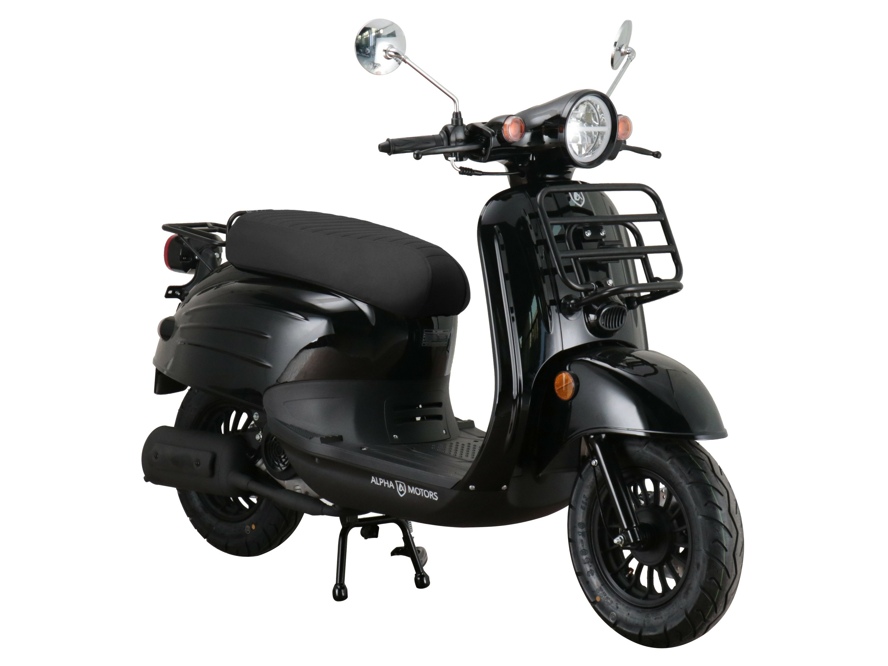 Alpha Motors Motorroller Adria 50 ccm EURO 5 (Schwarz, 45 km/h) | 04250274101538