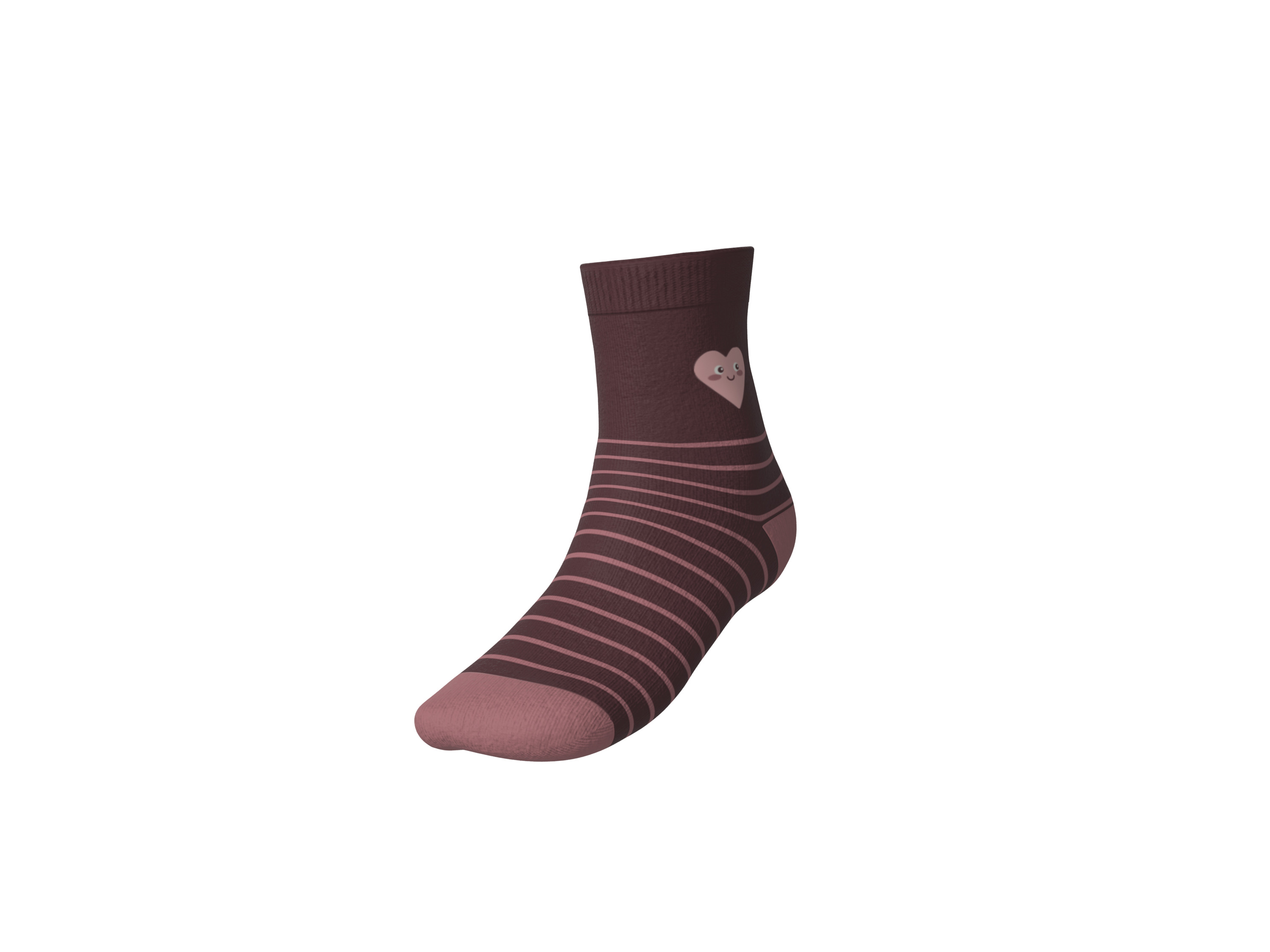 Thumbnail - lupilu® Kleinkinder Mädchen Jungen Socken Vollfrottee Thermo (Weiß/Rosa, 27-30)