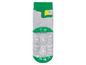 Graue Socken mit grüner Anti-Rutsch-Sohle und grünem Rand.