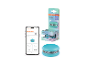 Smarter Lautsprecher in Macaron-Form, in Verpackung und mit Telefon-App.