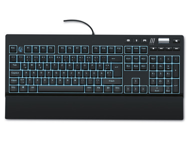 SILVERCREST® Gaming Tastatur, semi-mechanisch, mit Hintergrundbeleuchtung