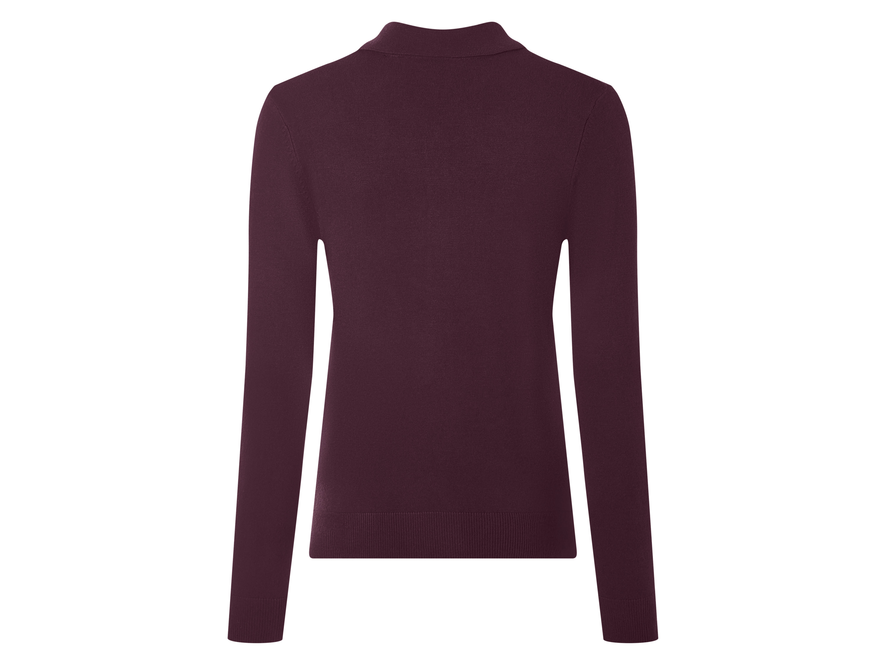 ESMARA® Damen Feinstrick-Polopullover (Lila, L (44/46)) – Bild 3 von 3