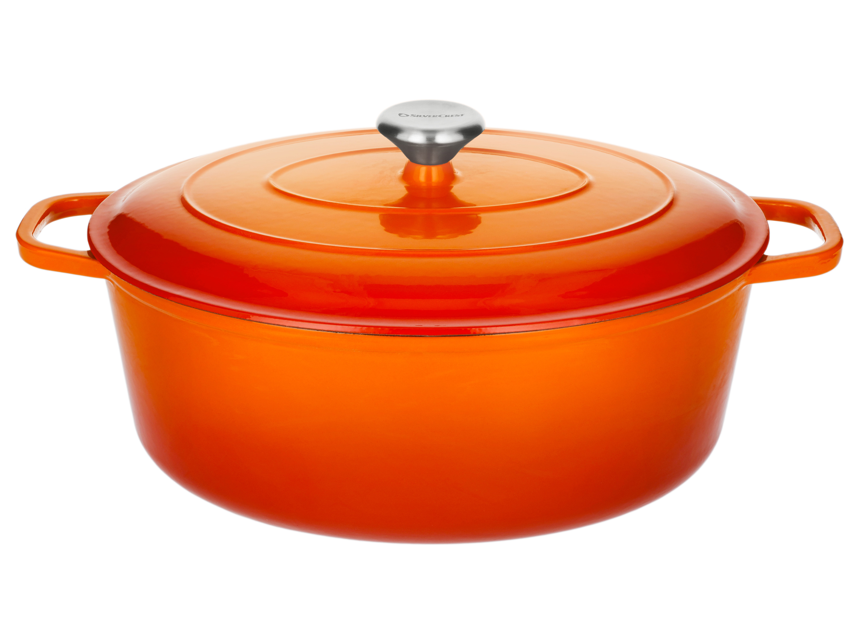 SILVERCREST® Premium-Gusseisenbräter, ca. 7,1 l (orange)""