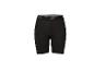 Schwarze Radhose mit elastischem Bund und Logo-Details.