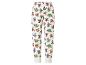 Weiße Kinder-Pyjamahose mit buntem Superhelden-Print