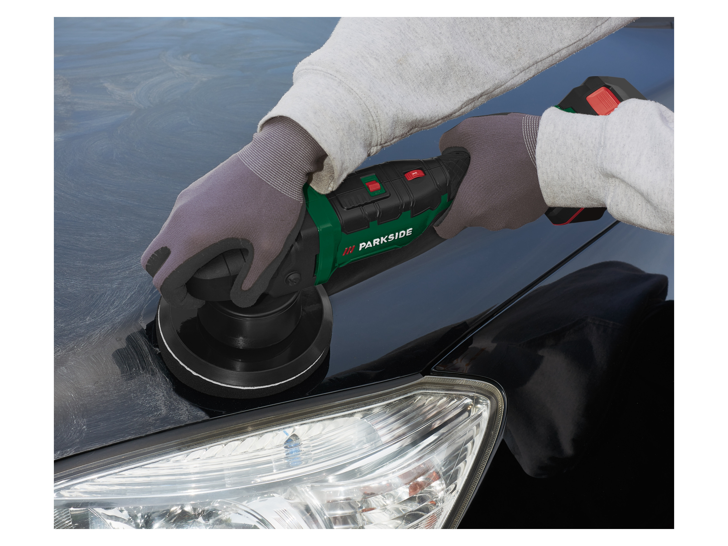 Thumbnail - PARKSIDE® 20 V Akku-Poliermaschinen-Starterset »PPMAS 20-Li A1«, mit Akku und Ladegerät