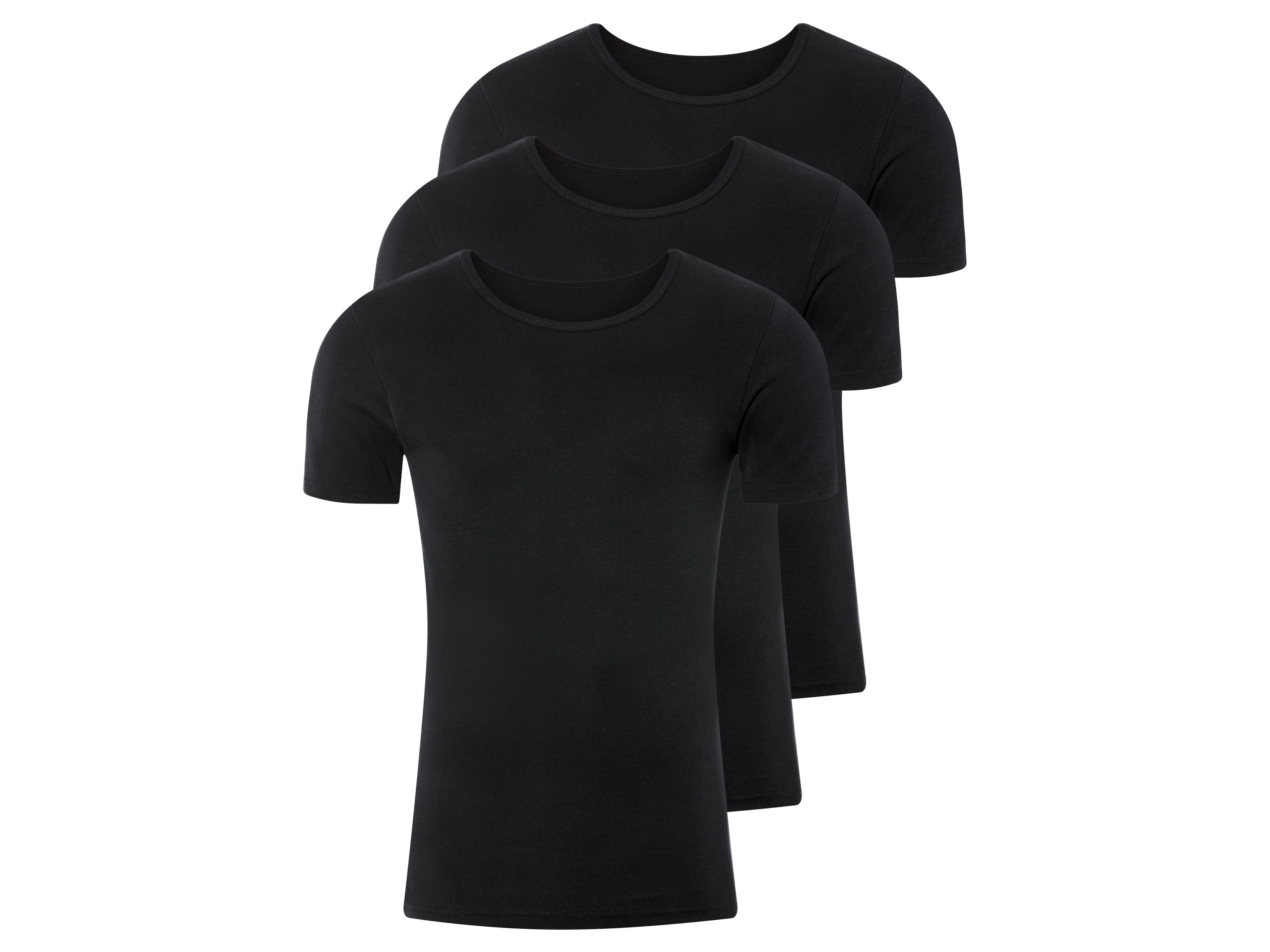 LIVERGY® Herren Unterziehshirt (Rundhals, Schwarz, 4/S)““ | leicht verlängerte Rückseite Ausschnitt: Rundhalsausschnitt oder V-Ausschnitt Multipack: 3 Stück Material: Baumwolle Pflegehinweis: waschen bei max. 60 °C nicht bleichen schonende Trocknung im Wäschetrockner bei max. 60 °C bügeln bis 150 °C Stufe 2. Dampfbügeleisen kann verwendet werden nicht trockenreinigen Größe: 4/S – 7/Xl Meine Lidl-Größe – so einfach gehts Deine Größe findest du in der Lidl-Größentabelle . Oeko-Tex® Standard 100 Geprüft auf Schadstoffe Zertifizierungsnummer: 17.Hbd.11944 Hohenstein Htti Standard 100 by Oeko-Tex® ist die weltweit bekannteste, unabhängige Zertifizierung schadstoffgeprüfter Textil- und Lederprodukte aller Art – vom Garn und den Stoffen bis hin zum gebrauchsfertigen Artikel. Das Label bestätigt