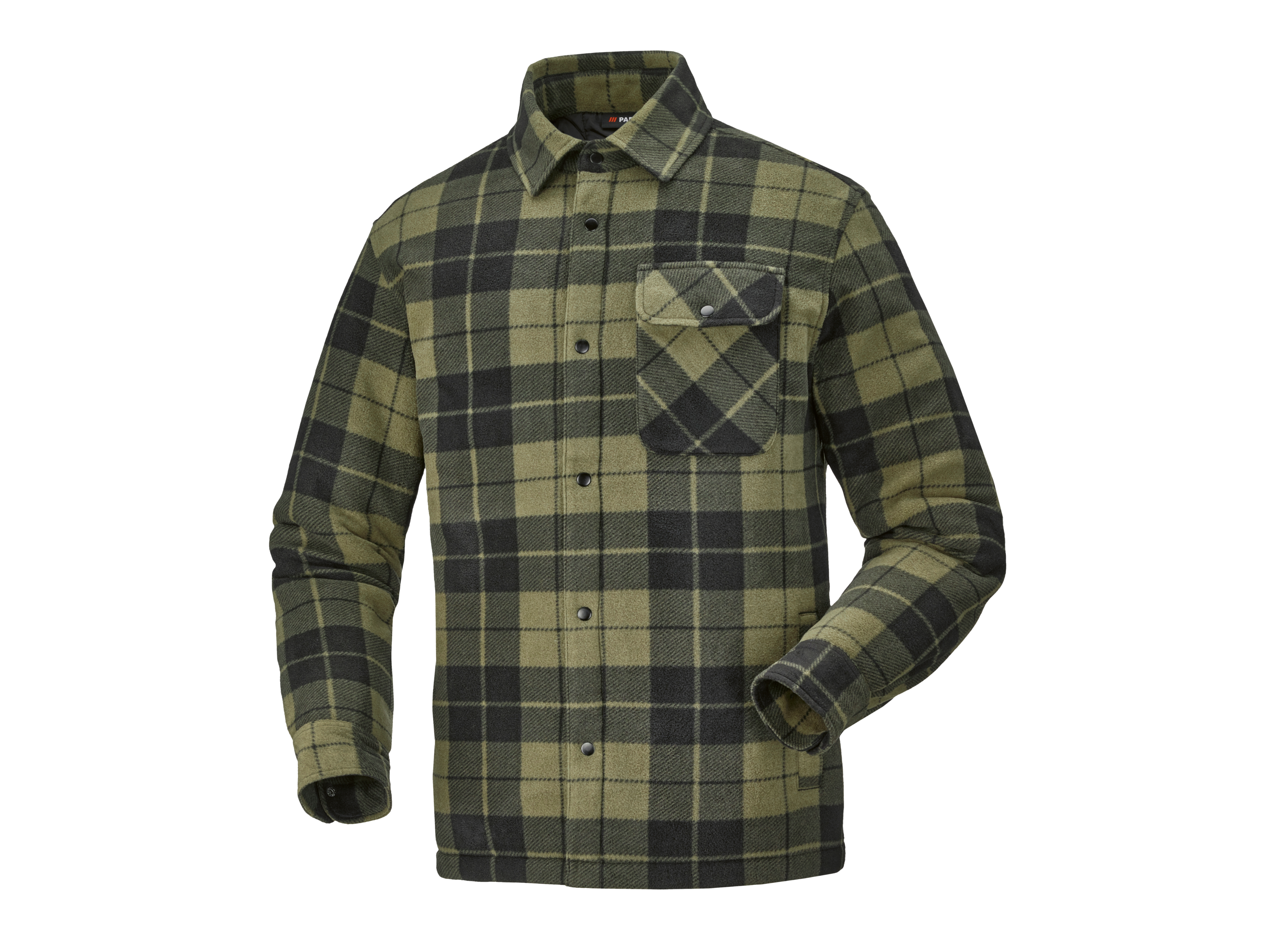 PARKSIDE® Herren Overshirt, im Karomuster (Khaki, S (44/46))