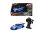 Blaues ferngesteuertes Nissan GT-R Auto mit Fernbedienung, in einer Fast & Furious Themenbox.
