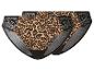 Zwei Leoparden-Slips mit schwarzer Spitze und Mesh-Details
