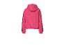 Pinker Hoodie mit dunklen Seitenstreifen