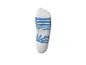 Weißer Sportsocken mit blauen Streifen
