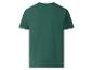 Grünes Kurzarm-T-Shirt, Rückansicht.