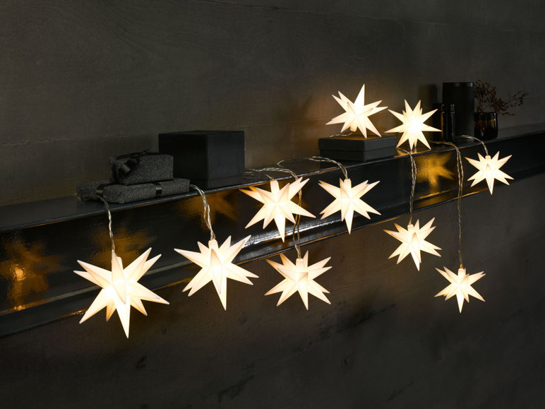 Gehe zu Vollbildansicht: LIVARNO home LED-Sternenlichterkette, 10 LEDs - Bild 5
