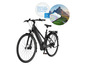 Ein schwarzes Fischer E-Bike mit Navigations-App.