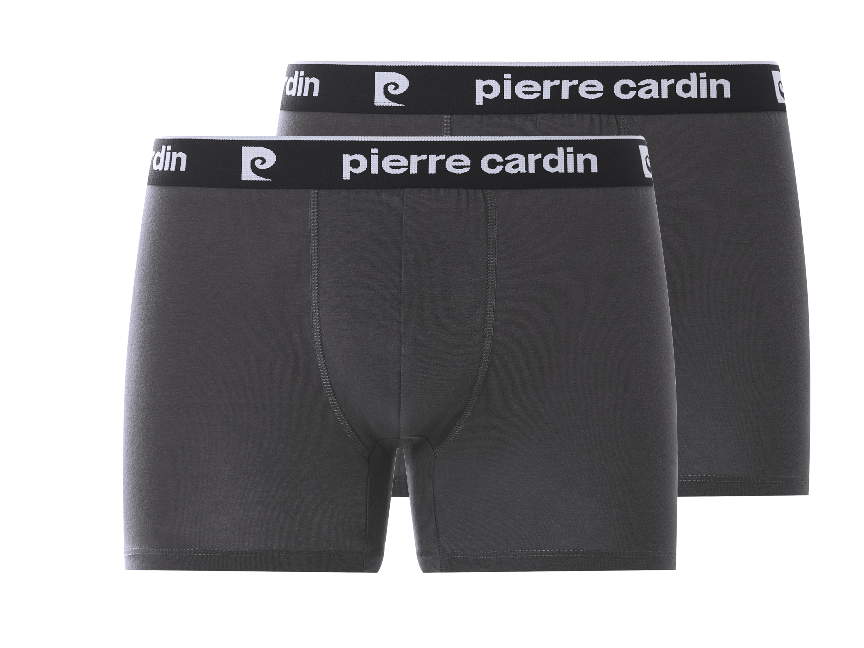 PIERRE CARDIN Herren Boxershorts, 2 Stück (Anthrazit, L)