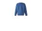 Blaues Langarm-Sweatshirt für Kinder, Rückansicht