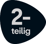 Siegel mit der Aufschrift „2-teilig“.