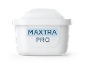Weißer Wasserfilter mit blauem „MAXTRA PRO“-Schriftzug.