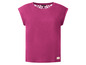 Rosa T-Shirt mit Spitze
