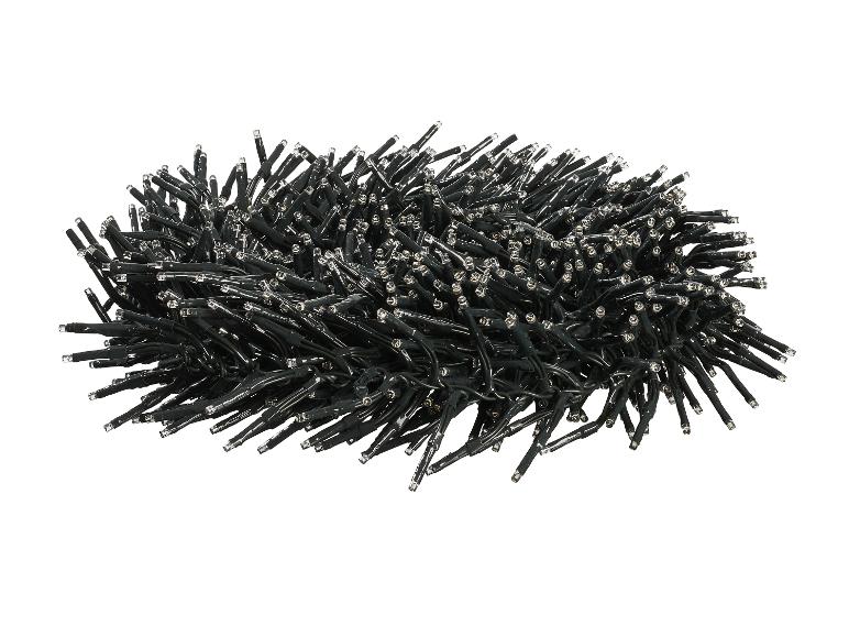Schwarze LED-Lichterkette
