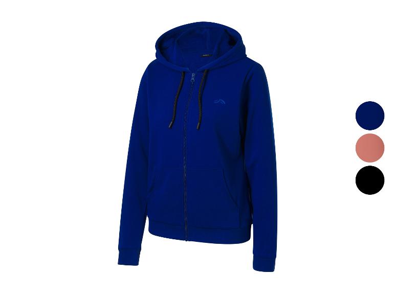 Eine blaue Craft Zip-Hoodie wird mit Farboptionen gezeigt.
