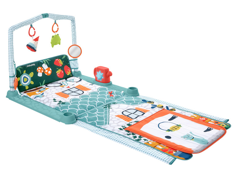 Gehe zu Vollbildansicht: Fisher-Price 3-in-1-Spieldecke »Kleines Ferienhaus«, mit Aktivitätsspielzeug - Bild 1