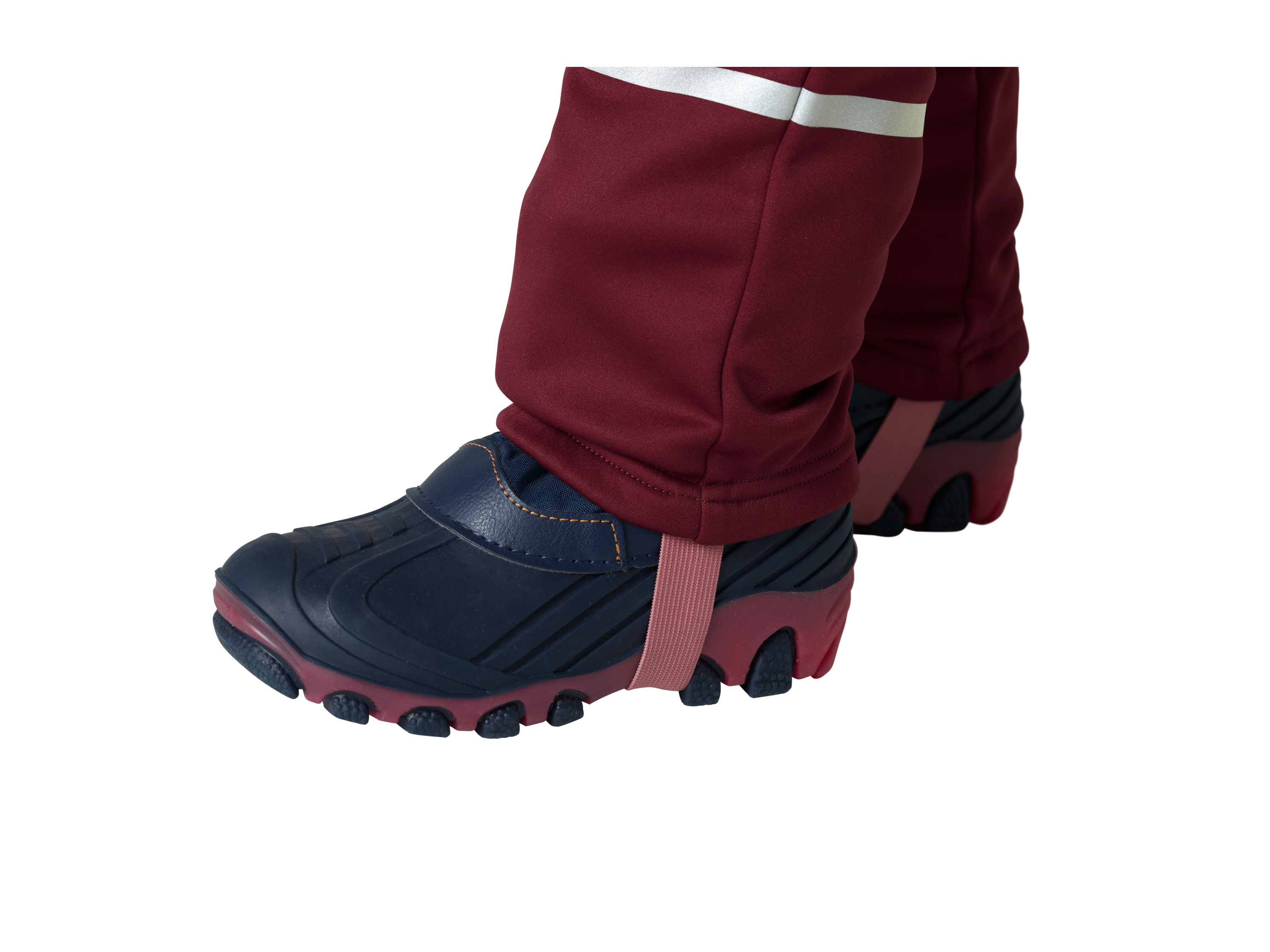 LUPILU® Baby Kleinkinder Matsch- und Buddel-Overall Softshell, gefüttert (Bordeaux, 74/80) – Bild 4 von 4